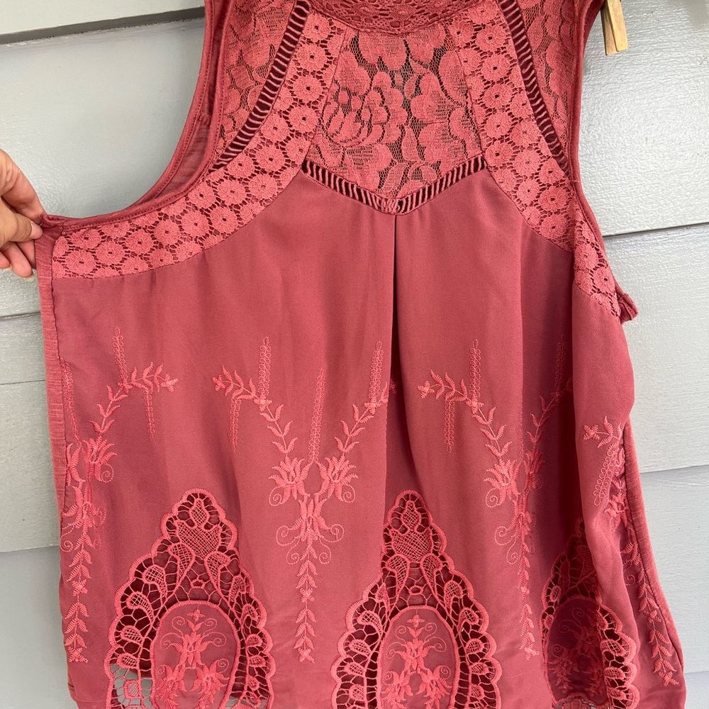 Women's Burgundy Blouse